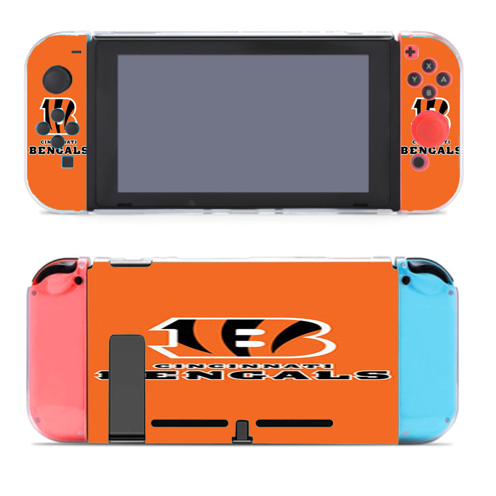 Cincinnati Bengals Orange Nintendo Switch Cover Case