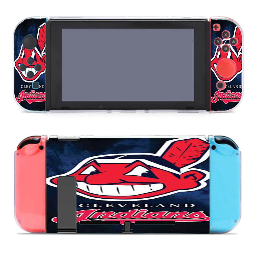 Cleveland Indians Logo Blue Fade Nintendo Switch Cover Case