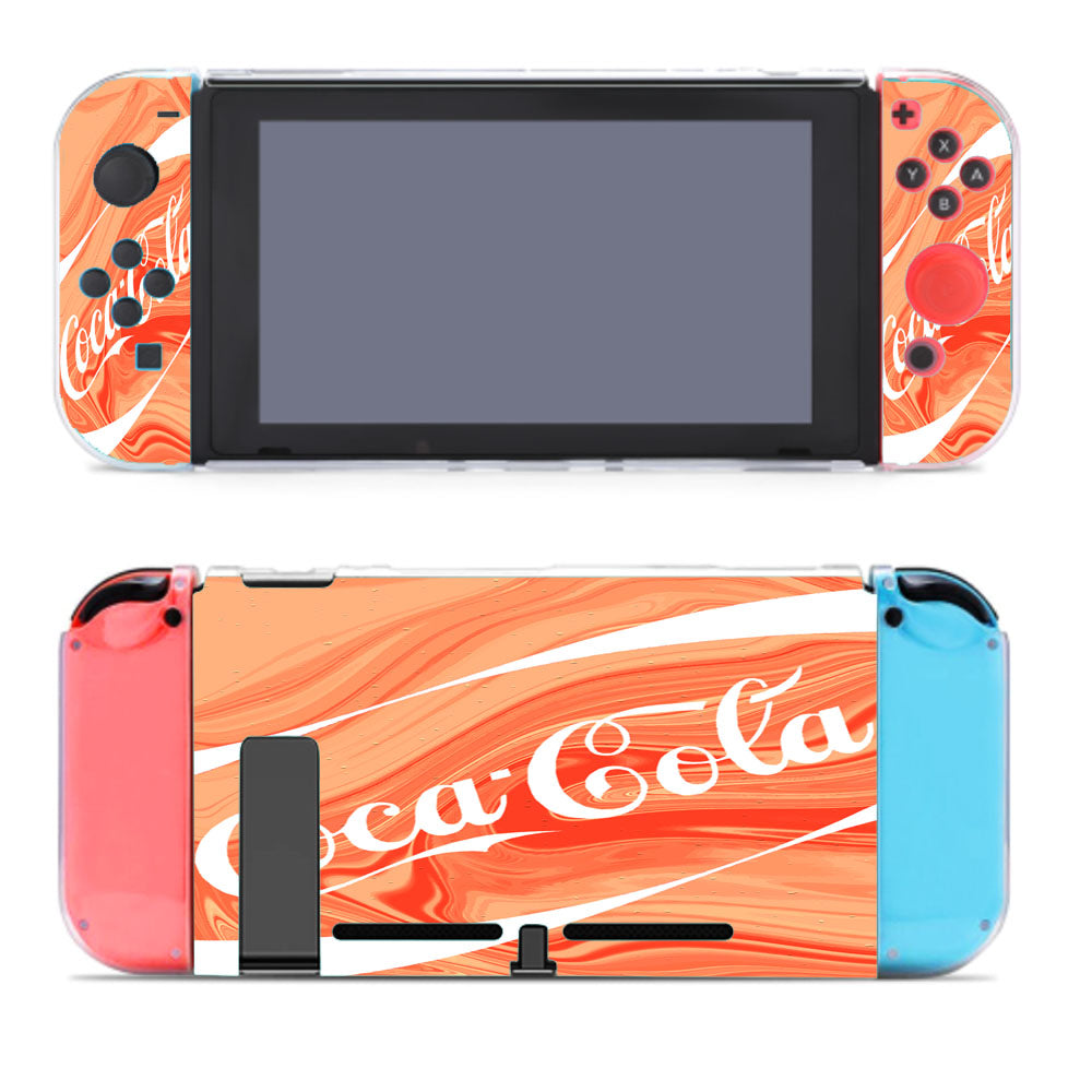 Coca-Cola Marble Pink Nintendo Switch Cover Case