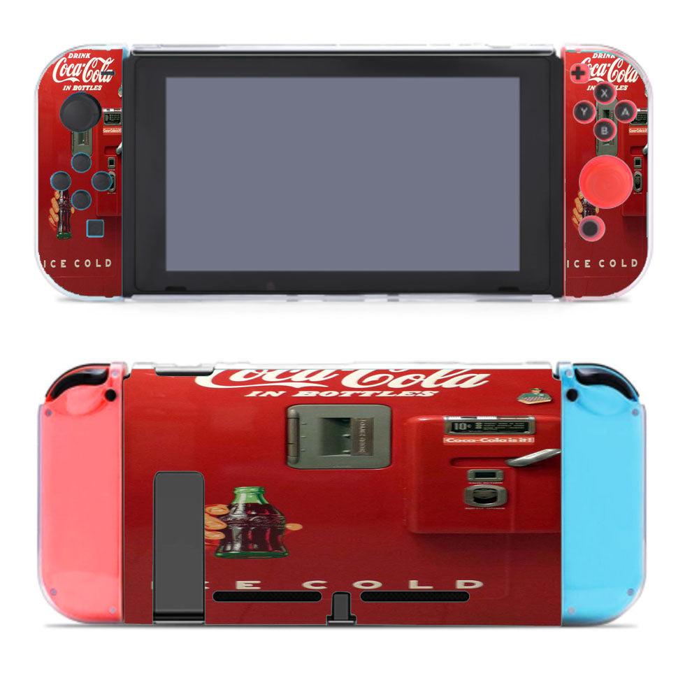 Coca Cola In Bottles Ice Cold Vending Machine Nintendo Switch Cover Case