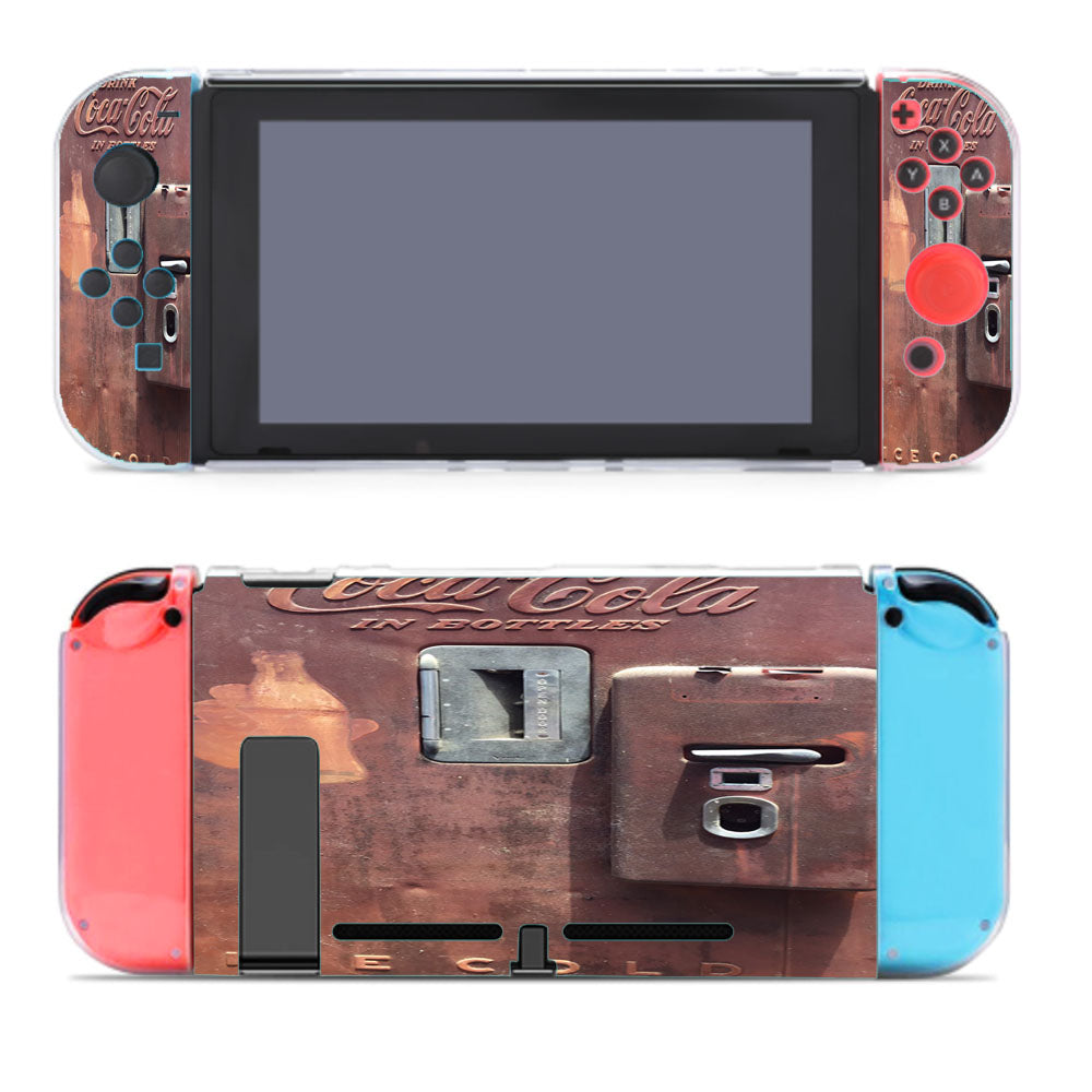 Coca Cola Wood Vending Machine Nintendo Switch Cover Case