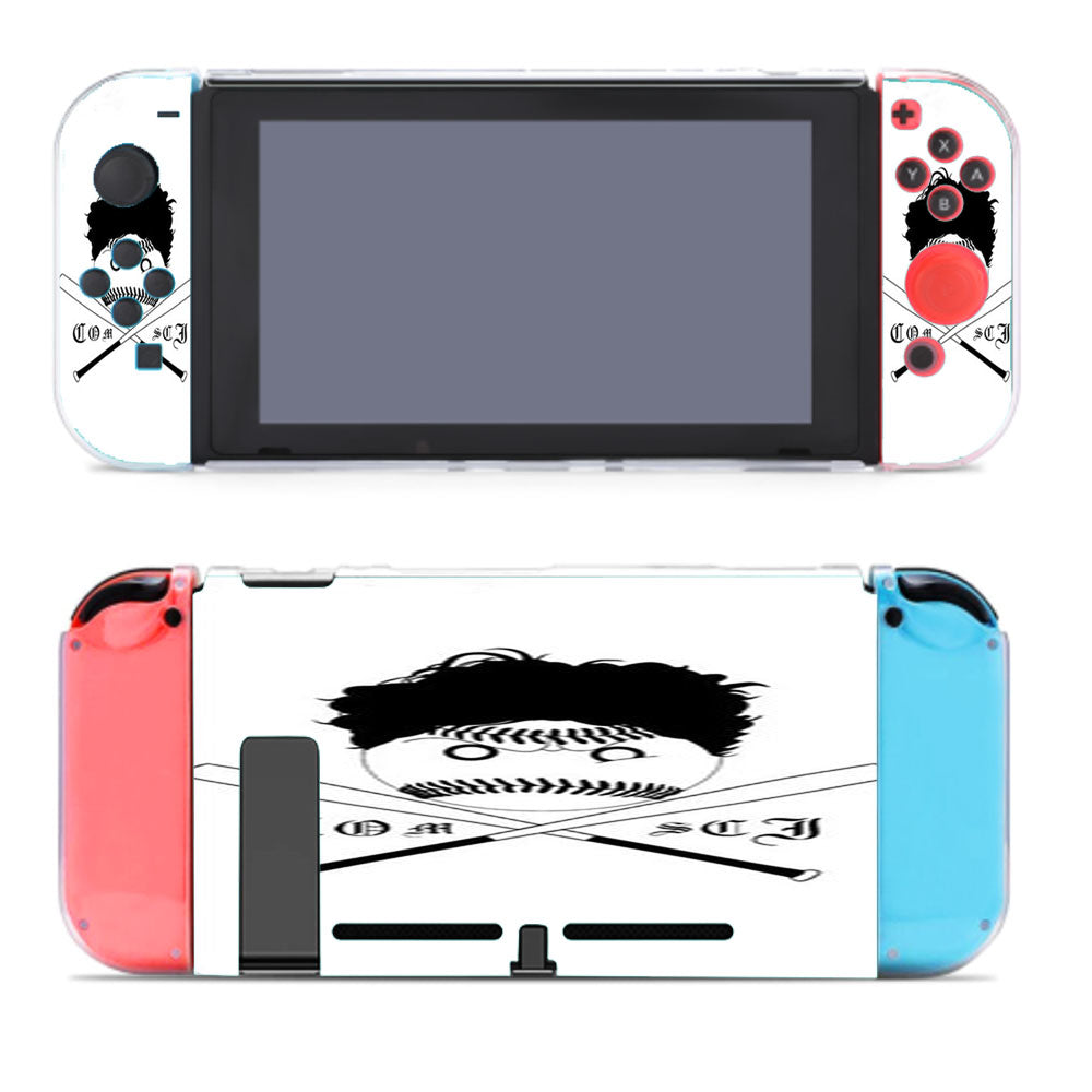 Comsci Baseball Logo White Nintendo Switch Cover Case