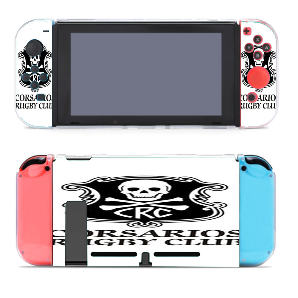 Corsarios Rugby Club Logo White Nintendo Switch Cover Case