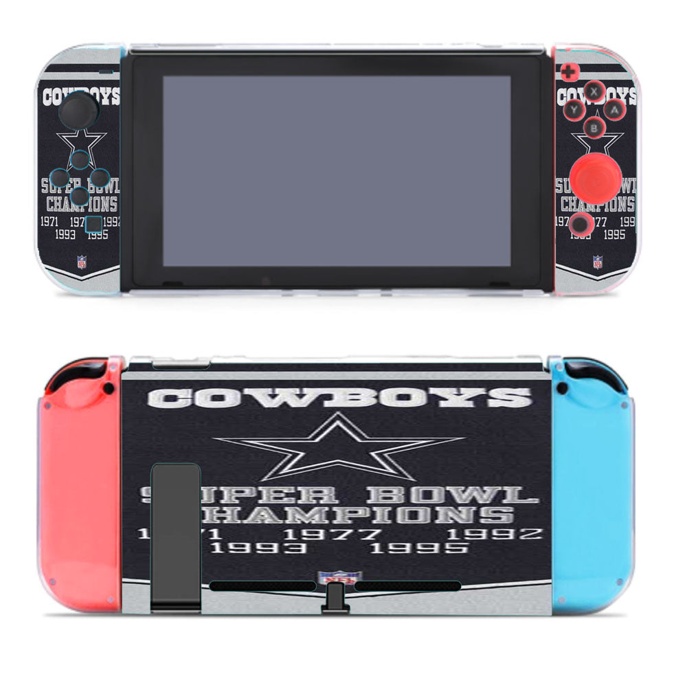 Dallas Cowboys Banner Texture Nintendo Switch Cover Case