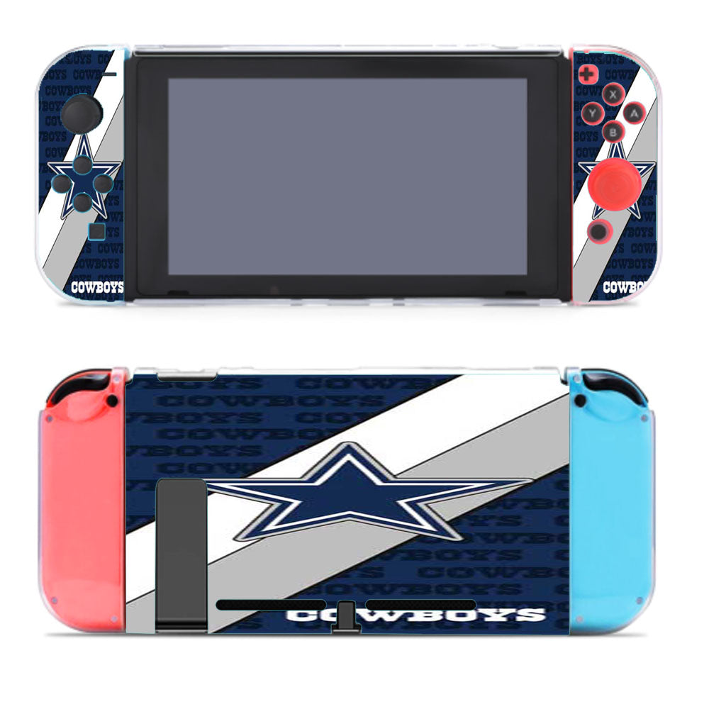 Dallas Cowboys Diagonal Nintendo Switch Cover Case