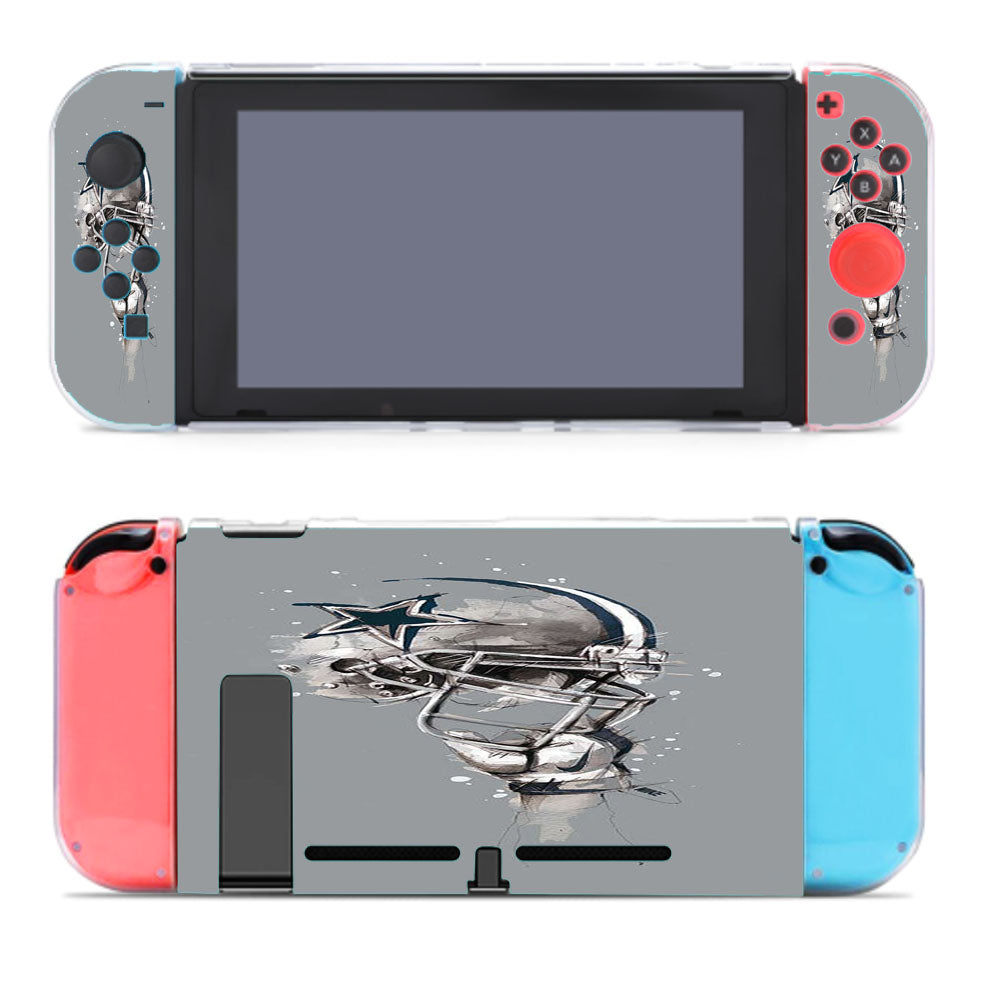 Dallas Cowboys Helmet Painting Florian Nicolle Nintendo Switch Cover Case