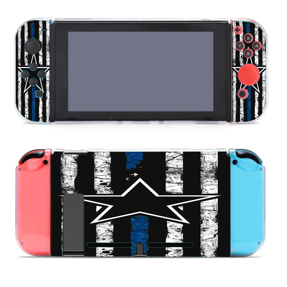 Dallas Cowboys Thin Blue Nintendo Switch Cover Case
