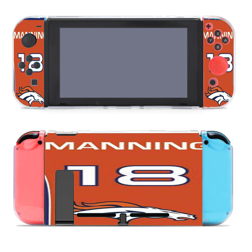 Denver Broncos Manning Jersey Nintendo Switch Cover Case