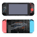 Denvers Broncos Logo Dark Wood Wallpaper Nintendo Switch Cover Case
