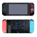 Detroit Lions Nfl Logo Dark Wood Wallpaper Nintendo Switch Cover Case