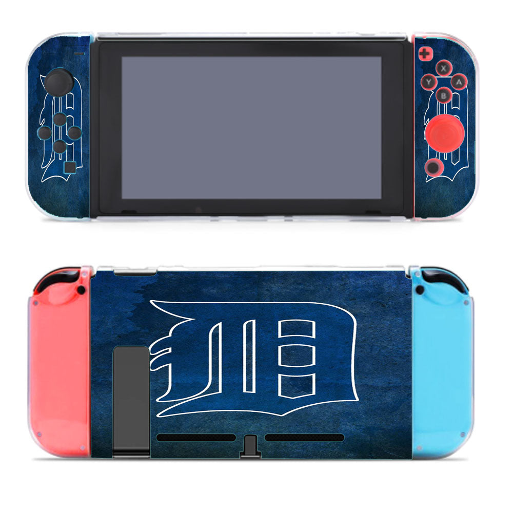 Detroit Logo Blue Nintendo Switch Cover Case