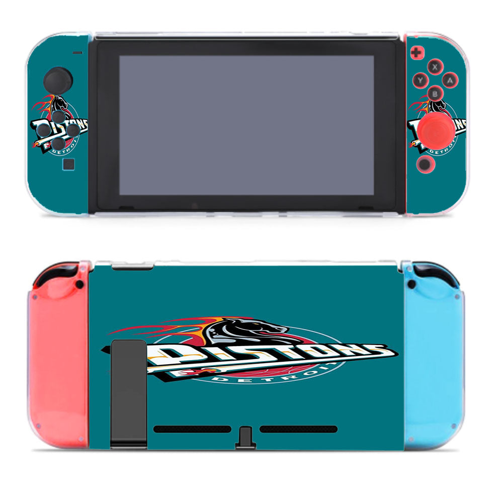 Detroit Pistons Logo Basketball Nintendo Switch Cover Case