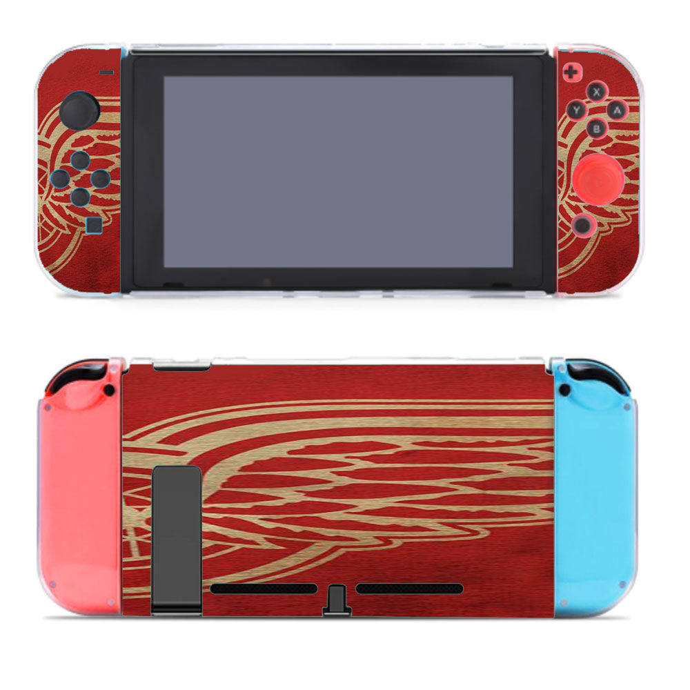Detroit Red Wings Distressed Logo Nintendo Switch Cover Case