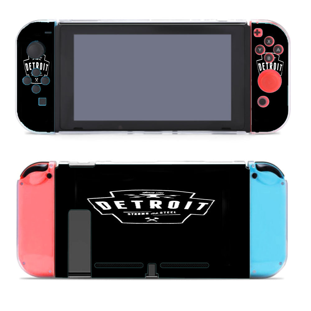 Detroit Strong As Steel Michigan State Tigers Nintendo Switch Cover Case