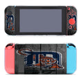 Detroit Tigers Mlb Logo Dark Wood Wallpaper Nintendo Switch Cover Case