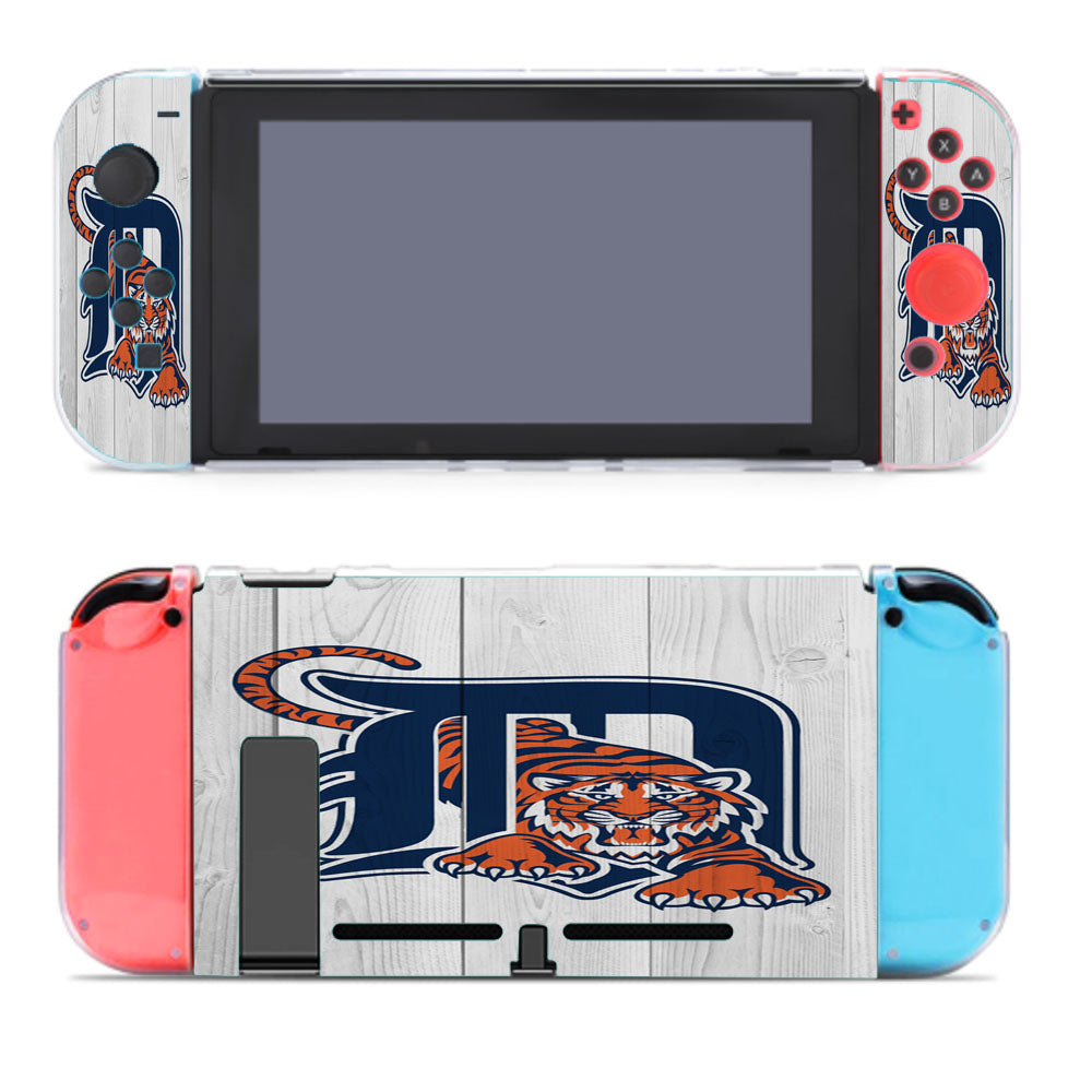 Detroit Tigers Mlb Logo White Nintendo Switch Cover Case