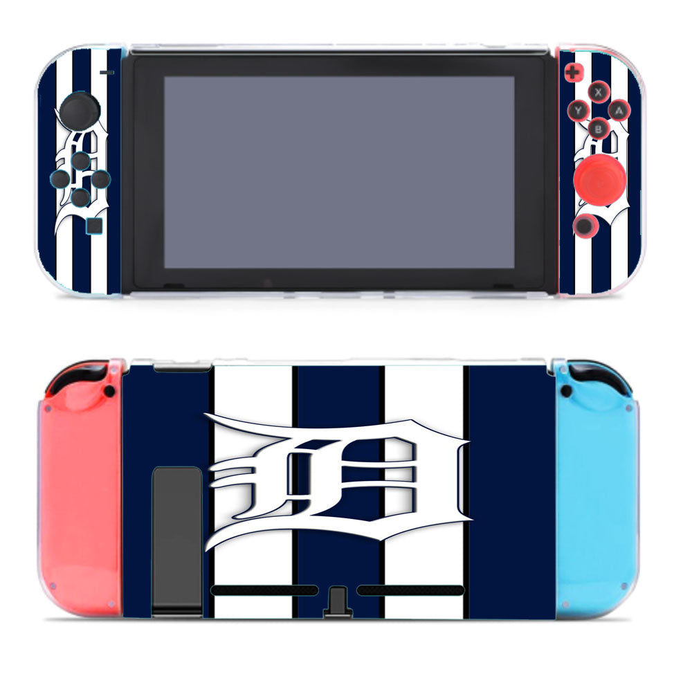Detroit Tigers Stripe Logo Nintendo Switch Cover Case