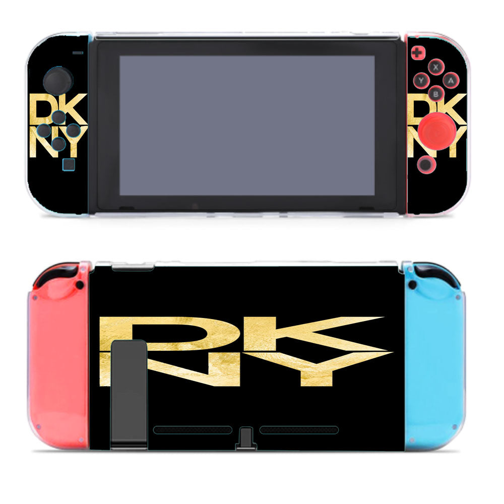 Donna Karan New York Dkny Gold Black Nintendo Switch Cover Case