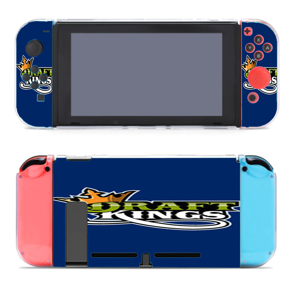 Draft King Baseball Logo Blue Nintendo Switch Cover Case