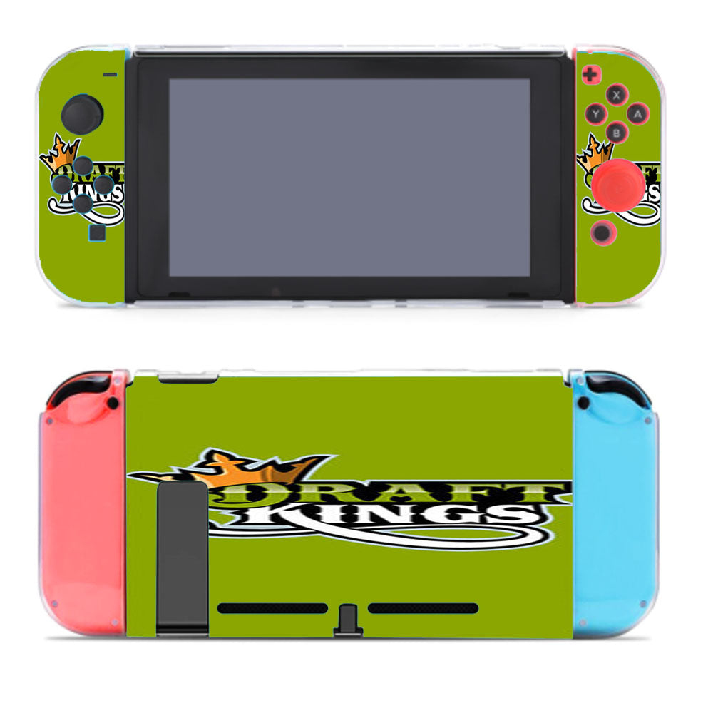 Draft King Baseball Logo Green Nintendo Switch Cover Case