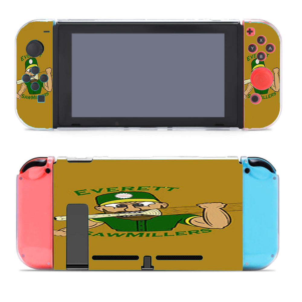 Everett Aquasox Baseball Logo  Nintendo Switch Cover Case