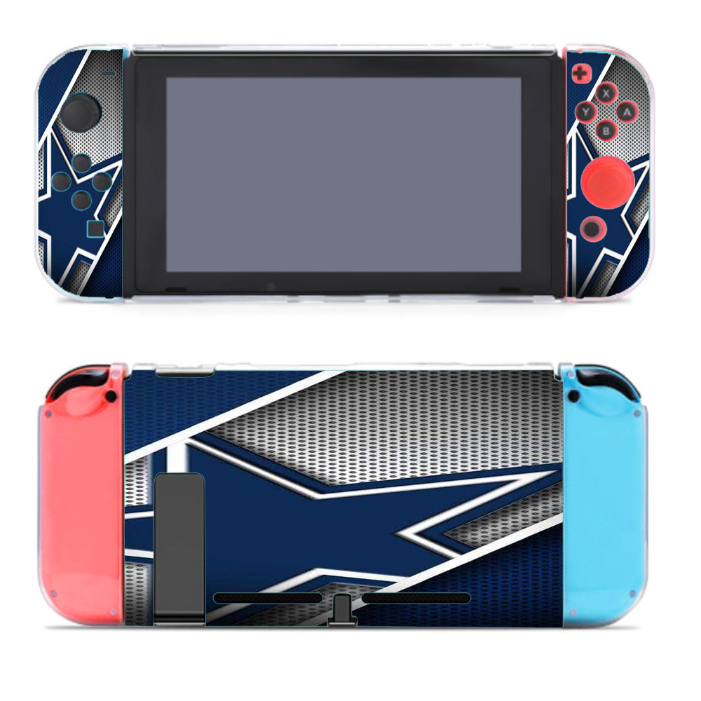 Fiber Blue Star Dallas Cowboys Logo Nintendo Switch Cover Case