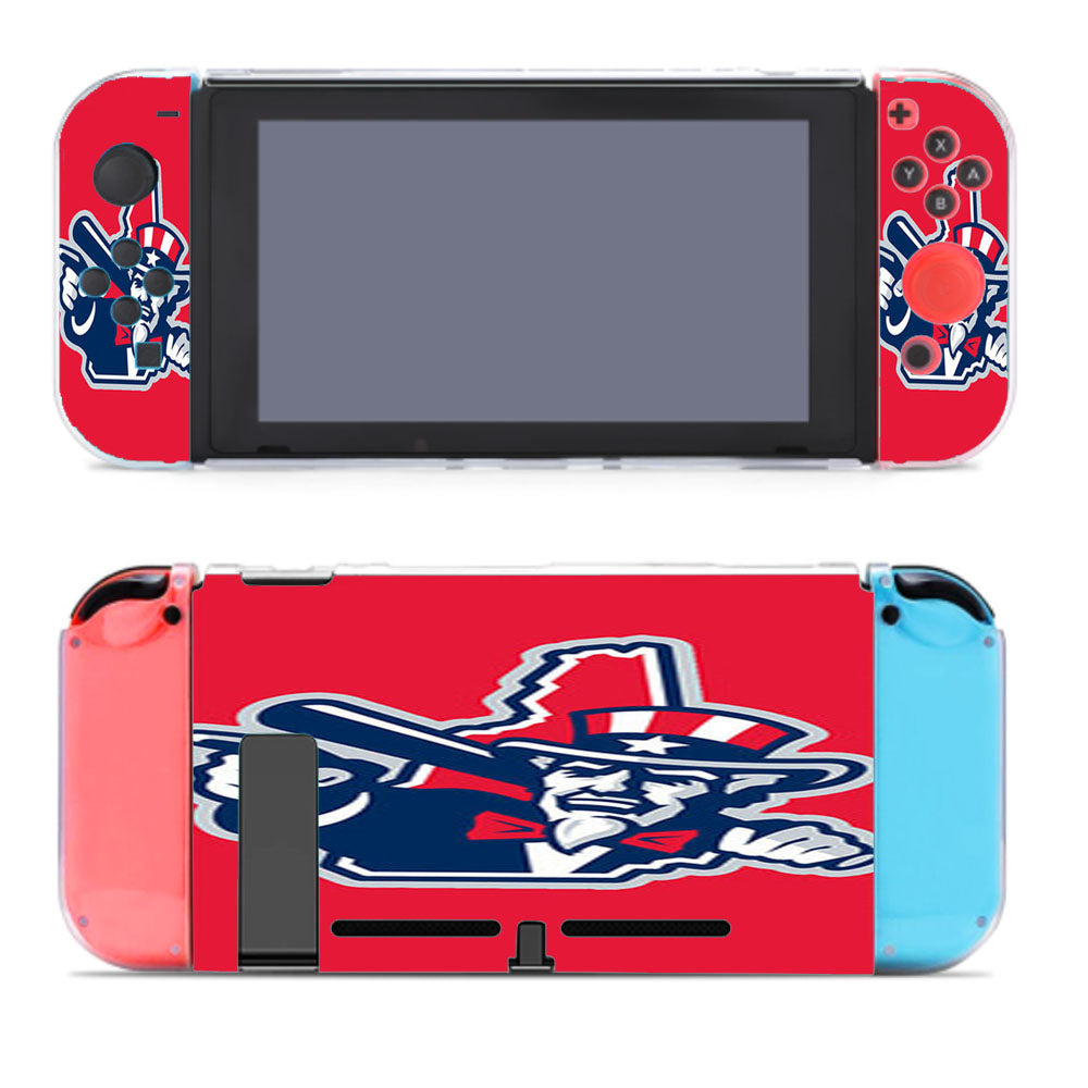 Fisher Cats Unclesam Baseball Logo Red Nintendo Switch Cover Case