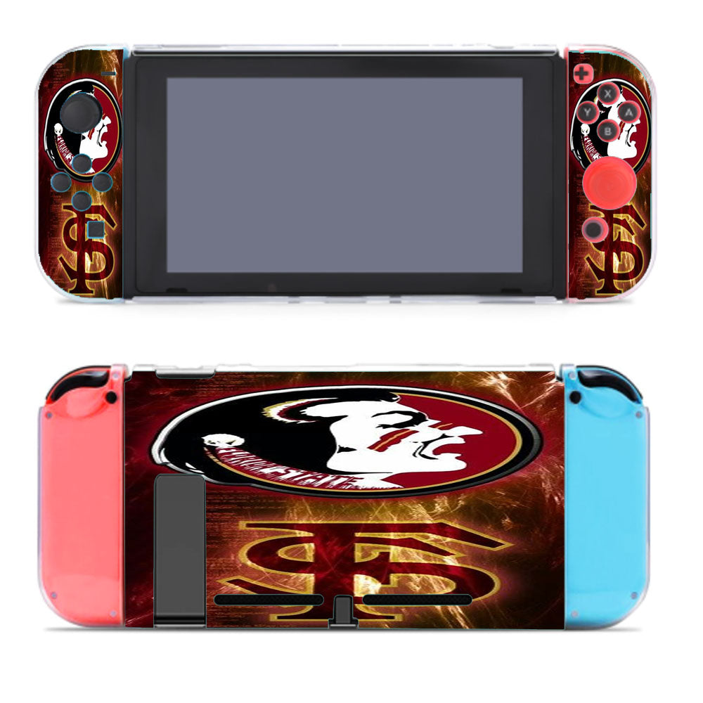 Florida State Seminols Red Wallpaper Nintendo Switch Cover Case