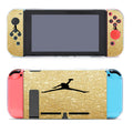 Gold Glitter Air Jordan Logo Nintendo Switch Cover Case