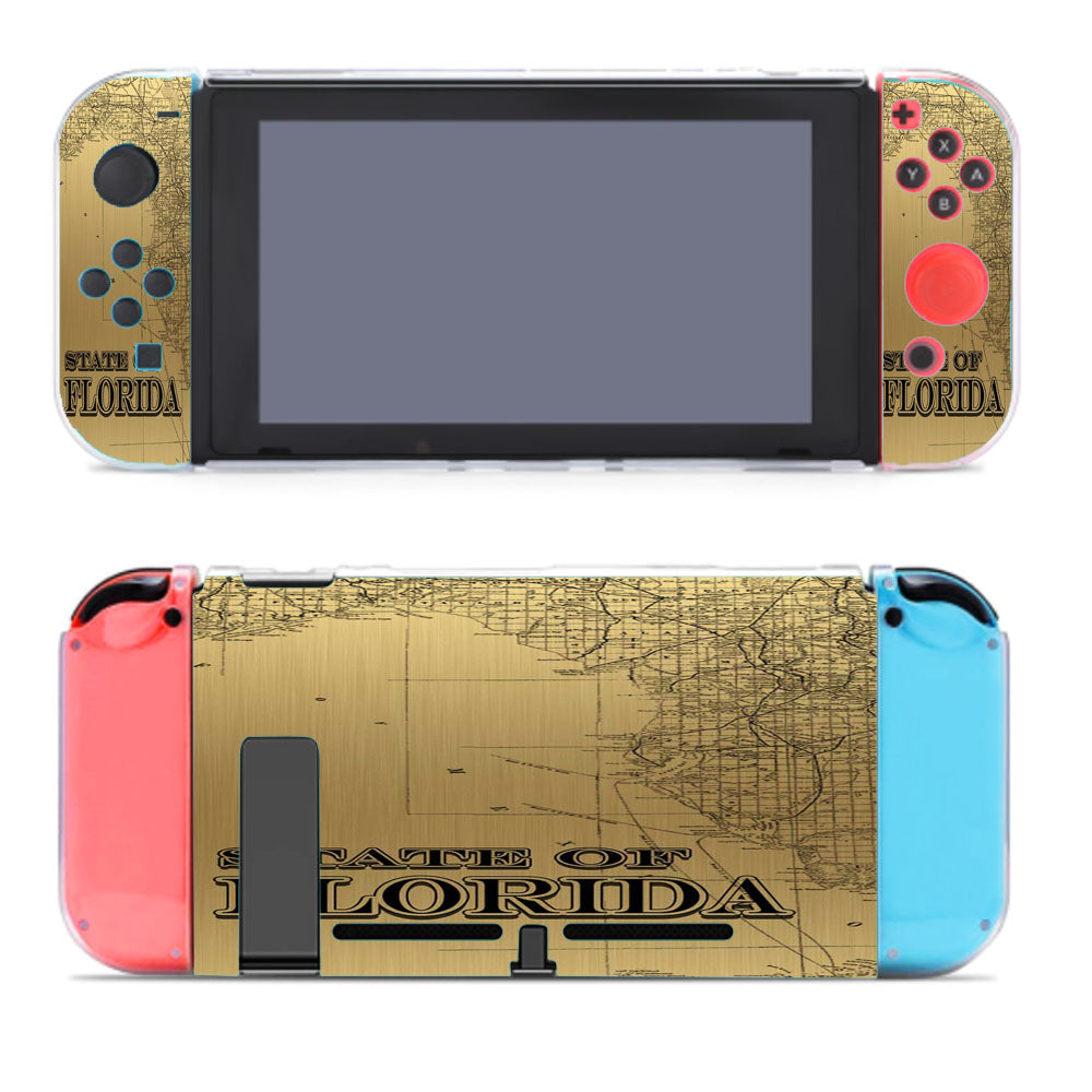 Gold State Of Florida Nintendo Switch Cover Case