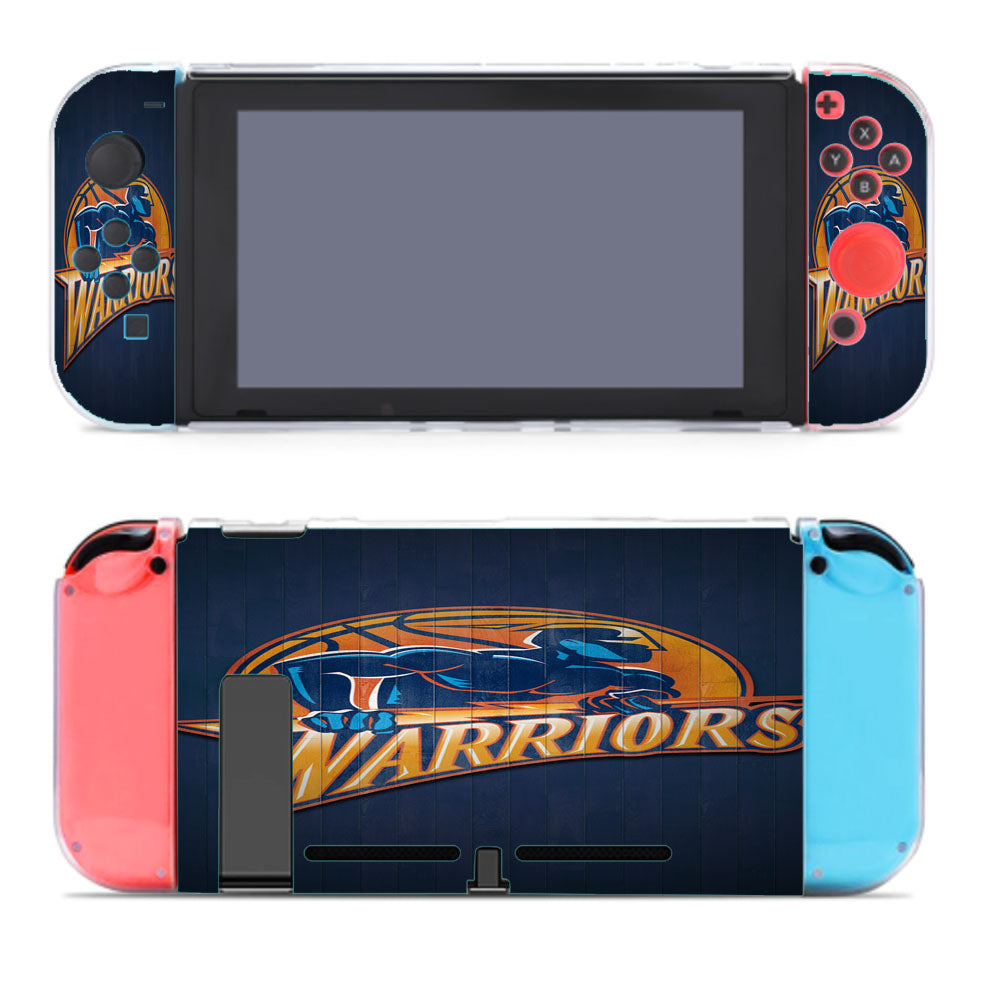 Golden State Warriors Basketball Logo Wood Nintendo Switch Cover Case