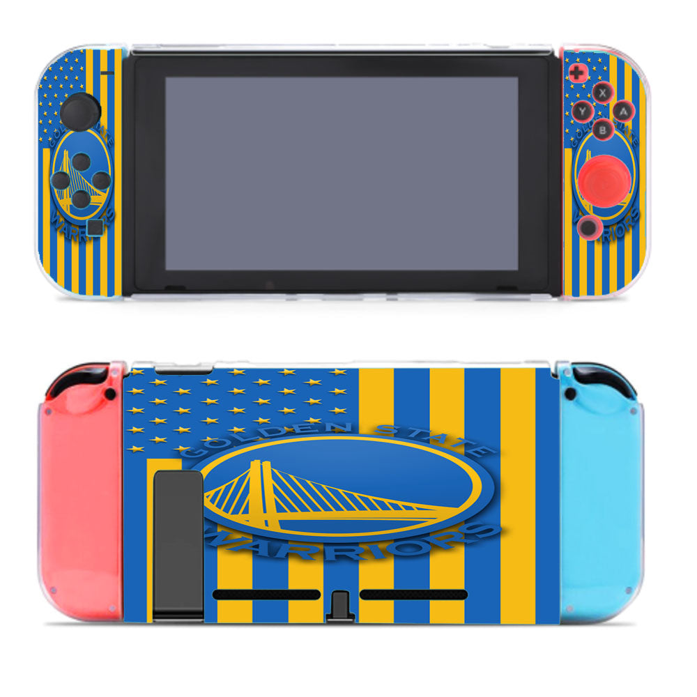Golden State Warriors Logo Flag Nintendo Switch Cover Case