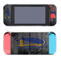 Golden State Warriors Nba Logo Dark Wood Wallpaper Nintendo Switch Cover Case