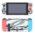 Grateful Dead Logo Outline Checkered Nintendo Switch Cover Case