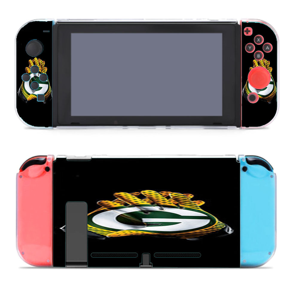 Green Bay Packer On Gloves Nintendo Switch Cover Case