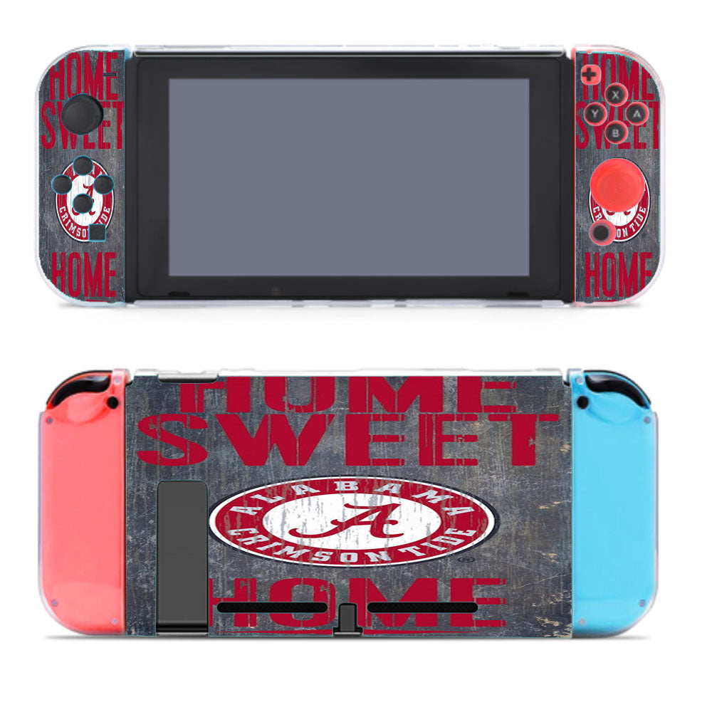 Home Sweet Home Alabama Crimson Tide Wood Texture Wallpaper Nintendo Switch Cover Case
