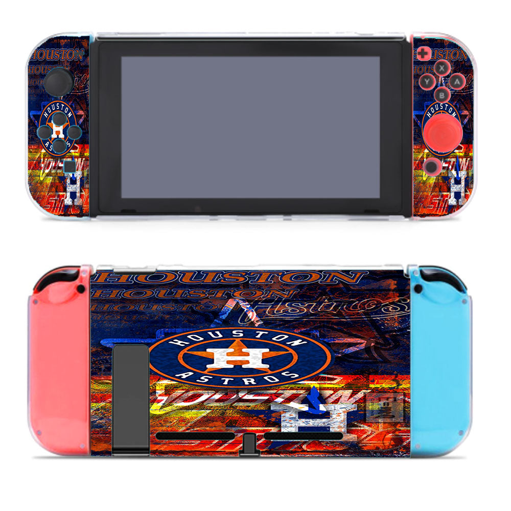 Houston Astros Wall Paint Nintendo Switch Cover Case