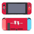 Houston Rockets Logo Over Red Nintendo Switch Cover Case