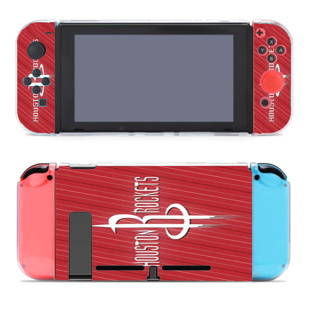 Houston Rockets Stripes Nintendo Switch Cover Case