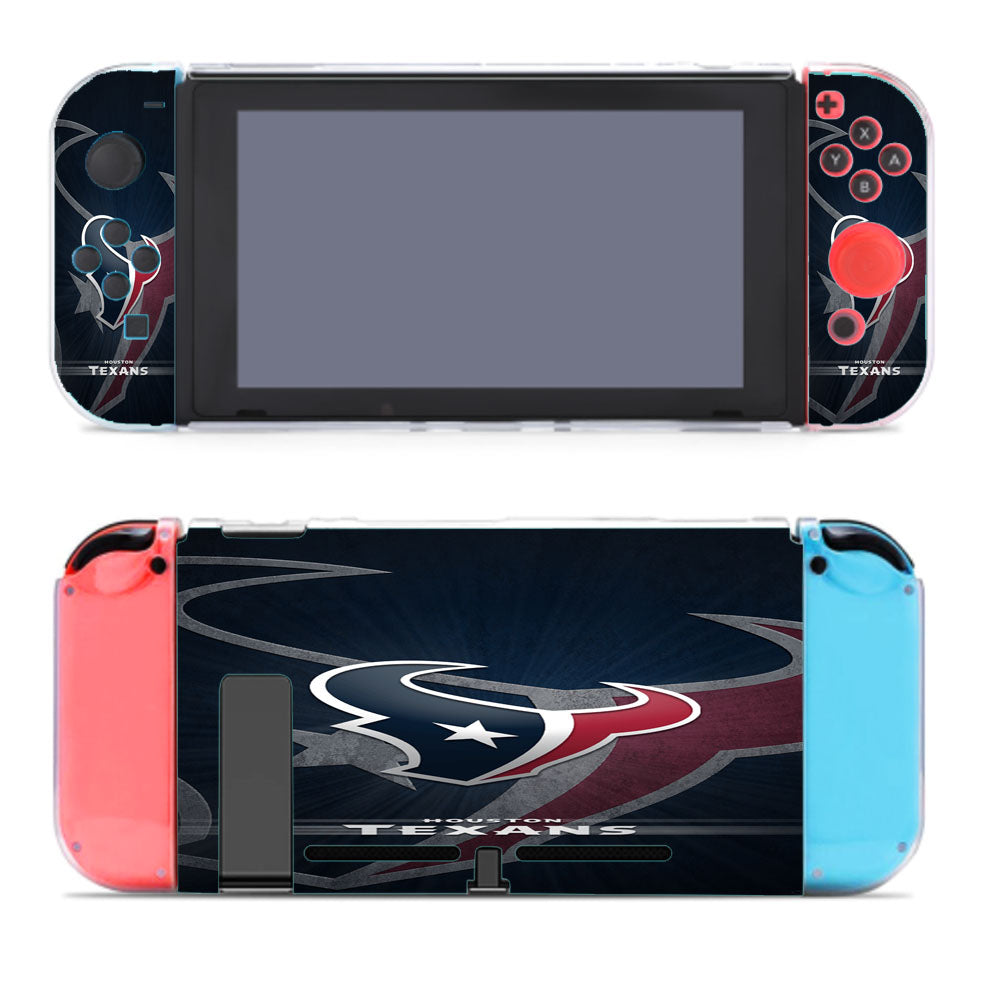 Houston Texans Logo Wallpaper Nintendo Switch Cover Case