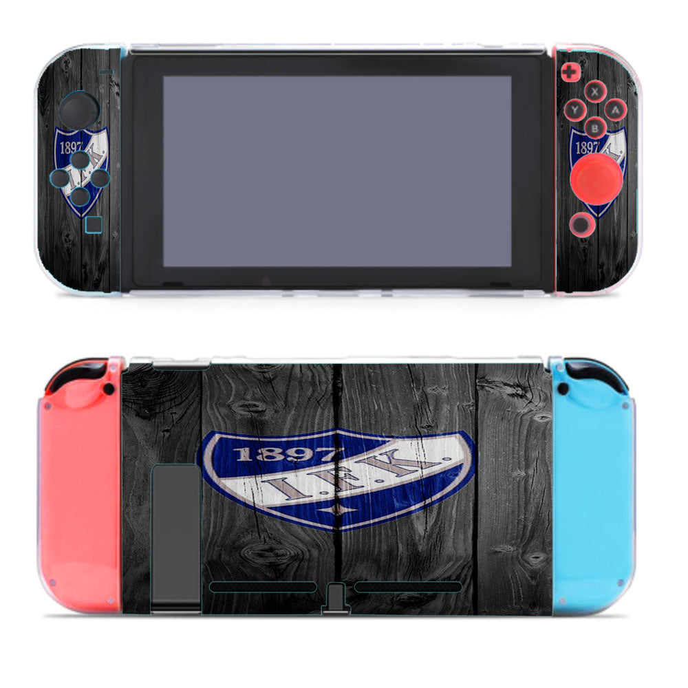 Ifk Helsinki Hifk Nhl Logo Dark Wood Wallpaper Nintendo Switch Cover Case