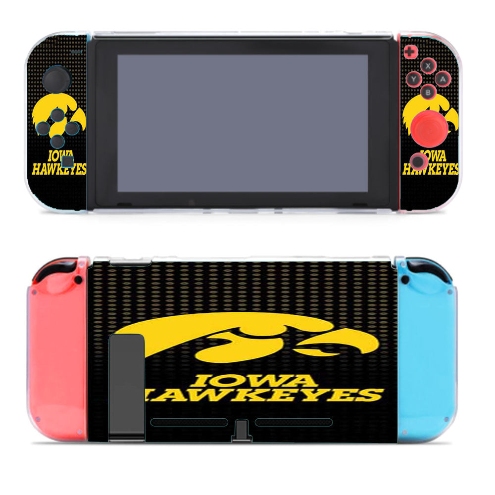 Iowa Hawkeyes Logo Dots Nintendo Switch Cover Case