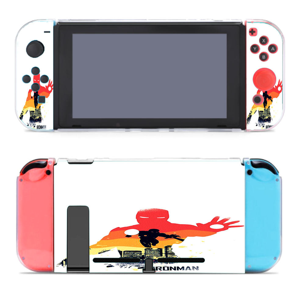 Ironman Silhouette Color Nintendo Switch Cover Case