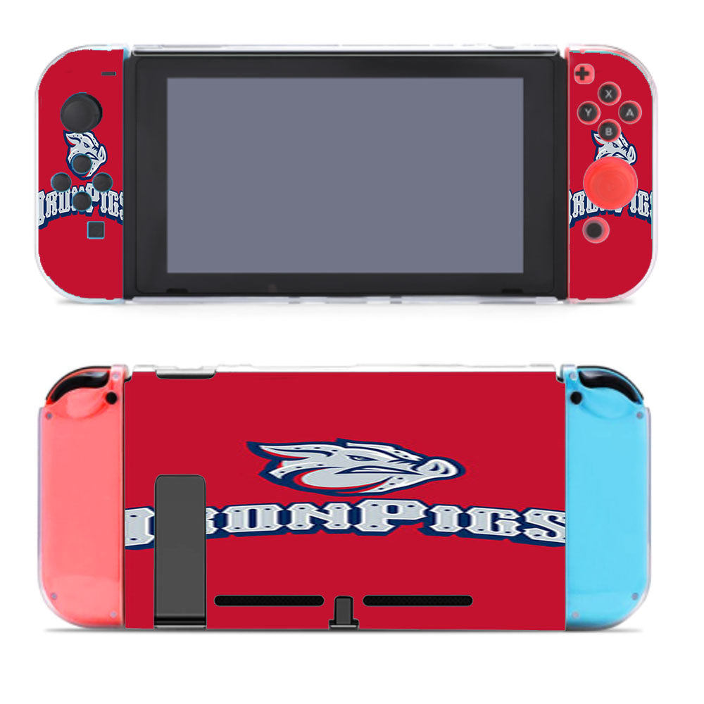 Ironpigs Baseball Logo Red Nintendo Switch Cover Case