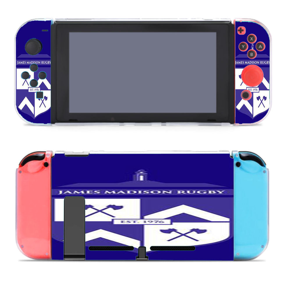 James Madison Logo Rugby Soccer Logo Nintendo Switch Cover Case