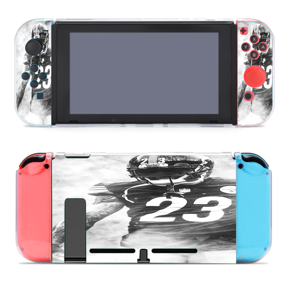 Joe Haden Pittsburgh Steelers Smoke Wallpaper Nintendo Switch Cover Case