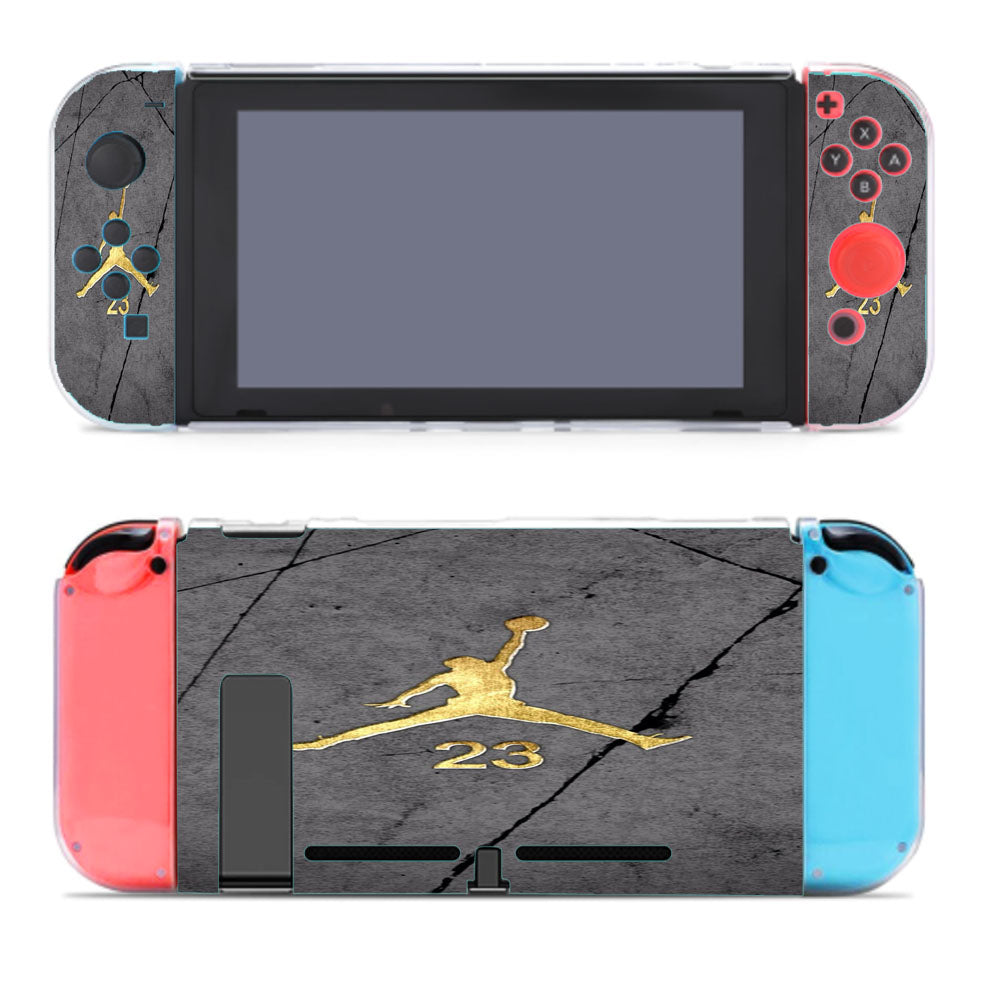 Jordan Gold Marble Nintendo Switch Cover Case