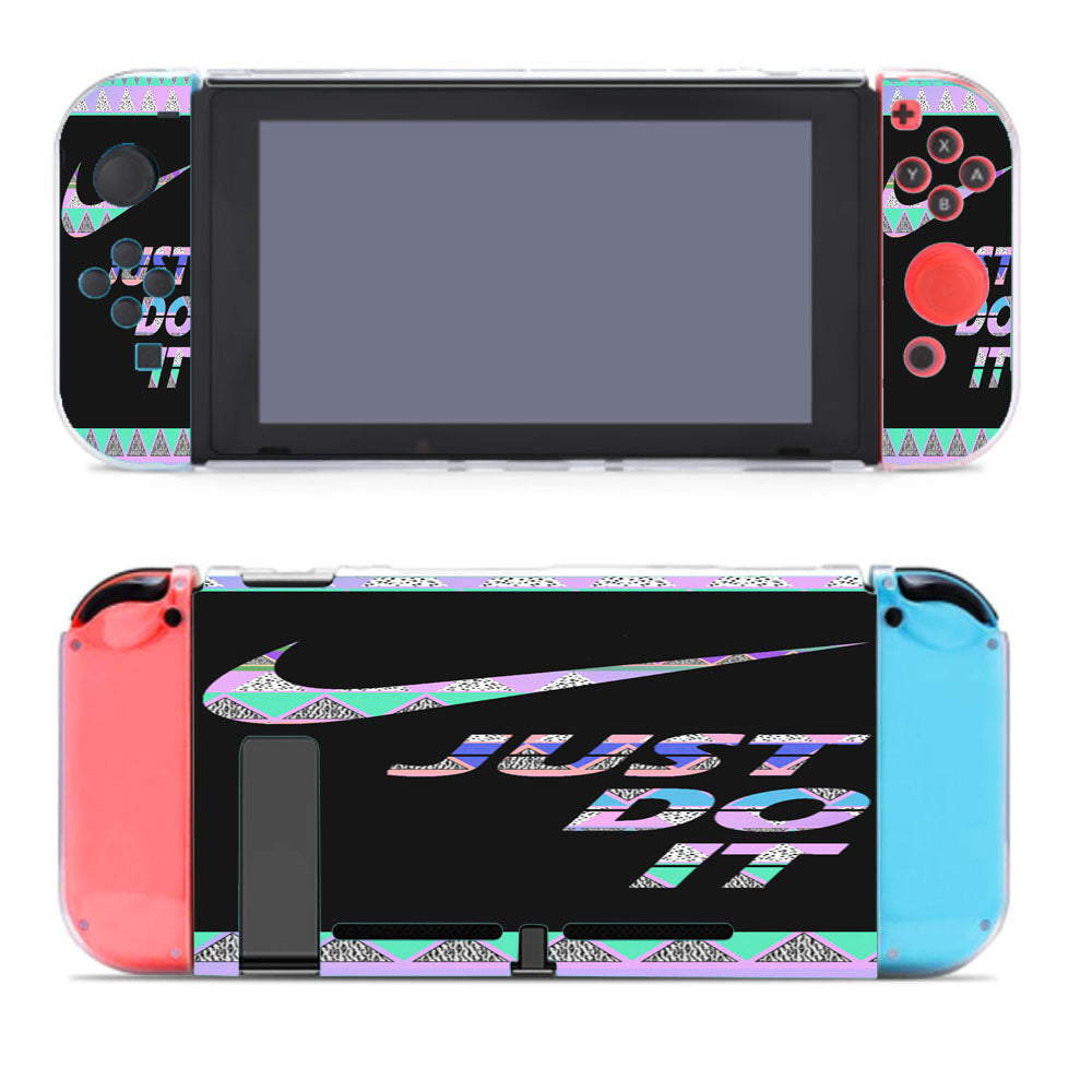 Just Do It Aztec Pastel  Nintendo Switch Cover Case