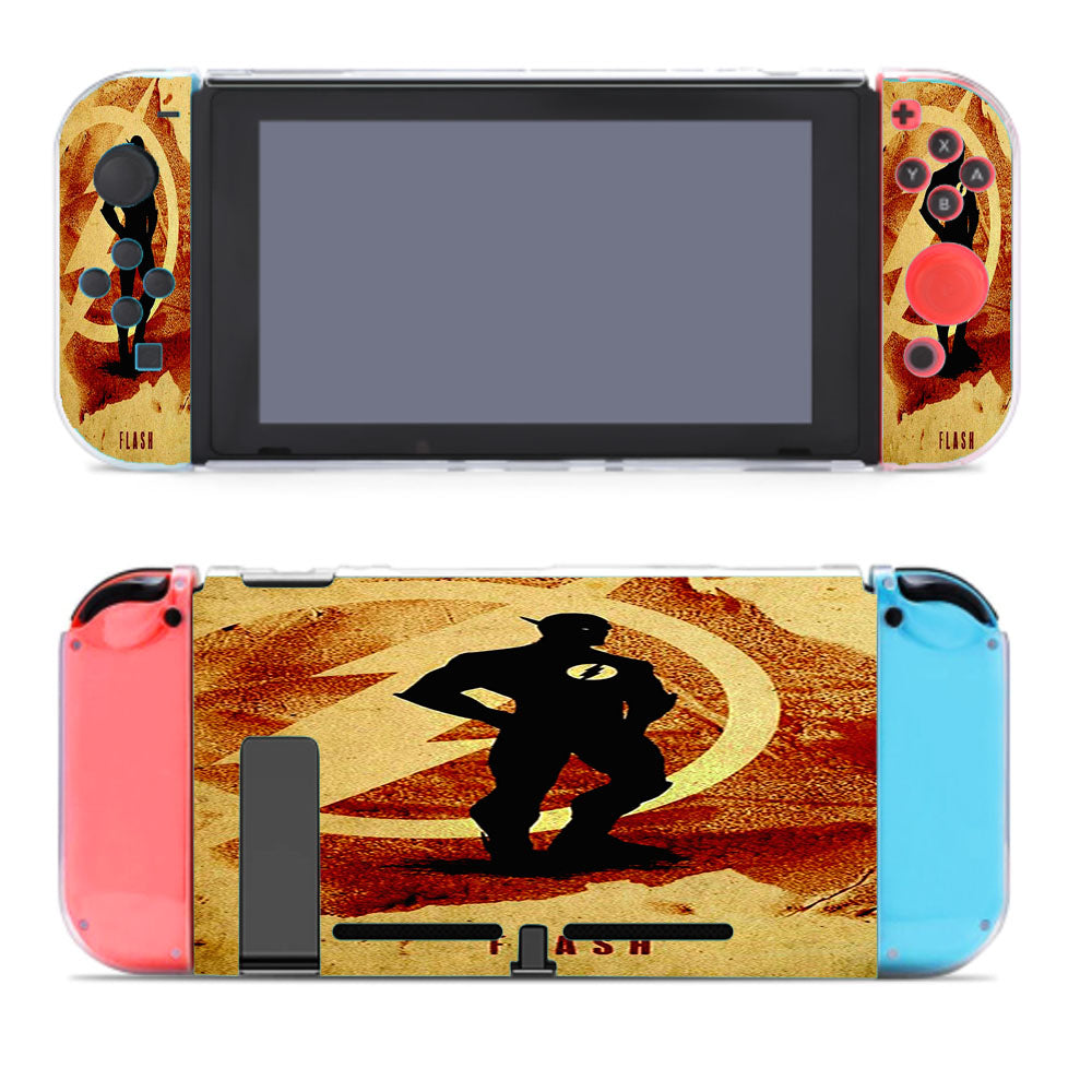 Justice League Silhouette Posters Flash Nintendo Switch Cover Case