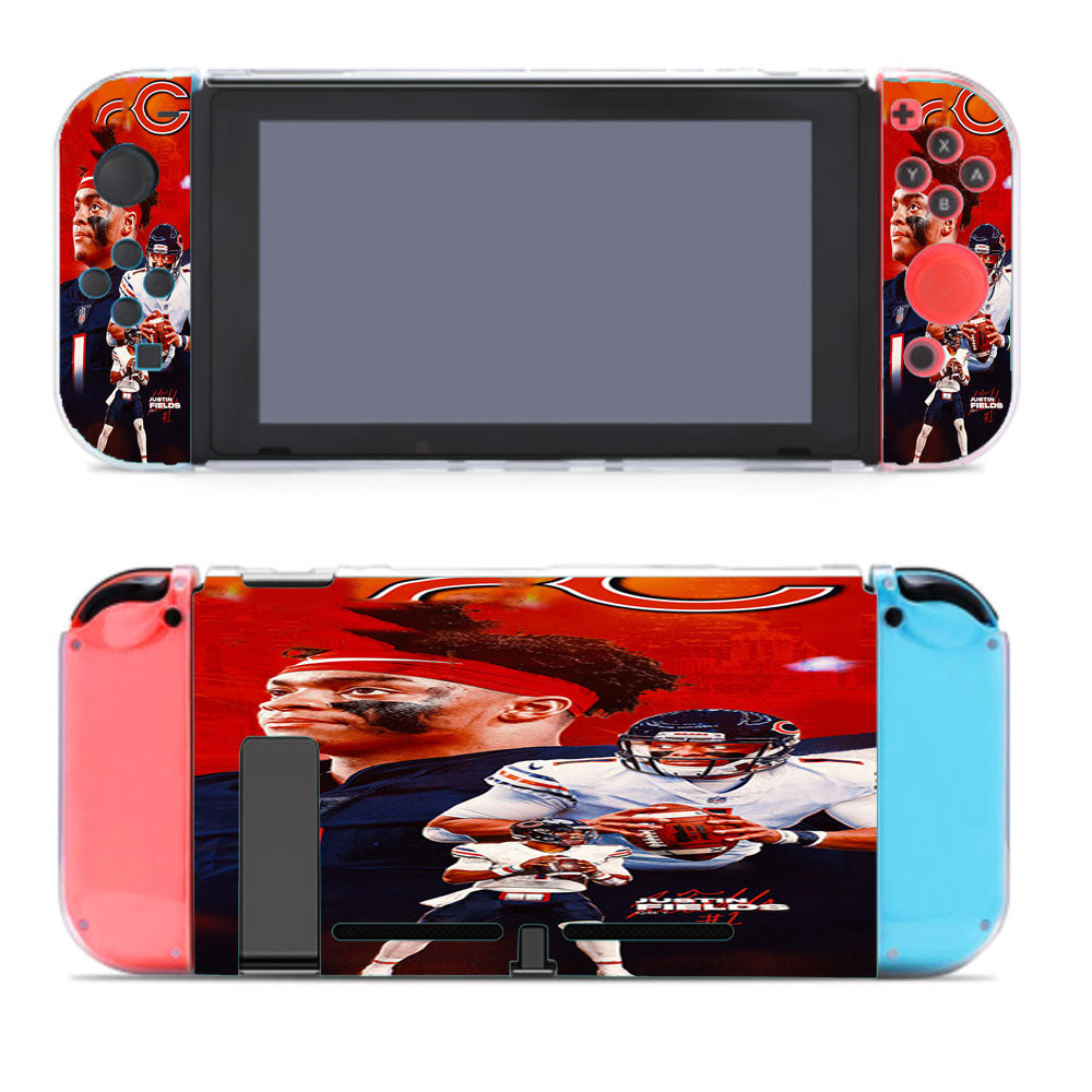Justin Fields Chicago Bears Nintendo Switch Cover Case